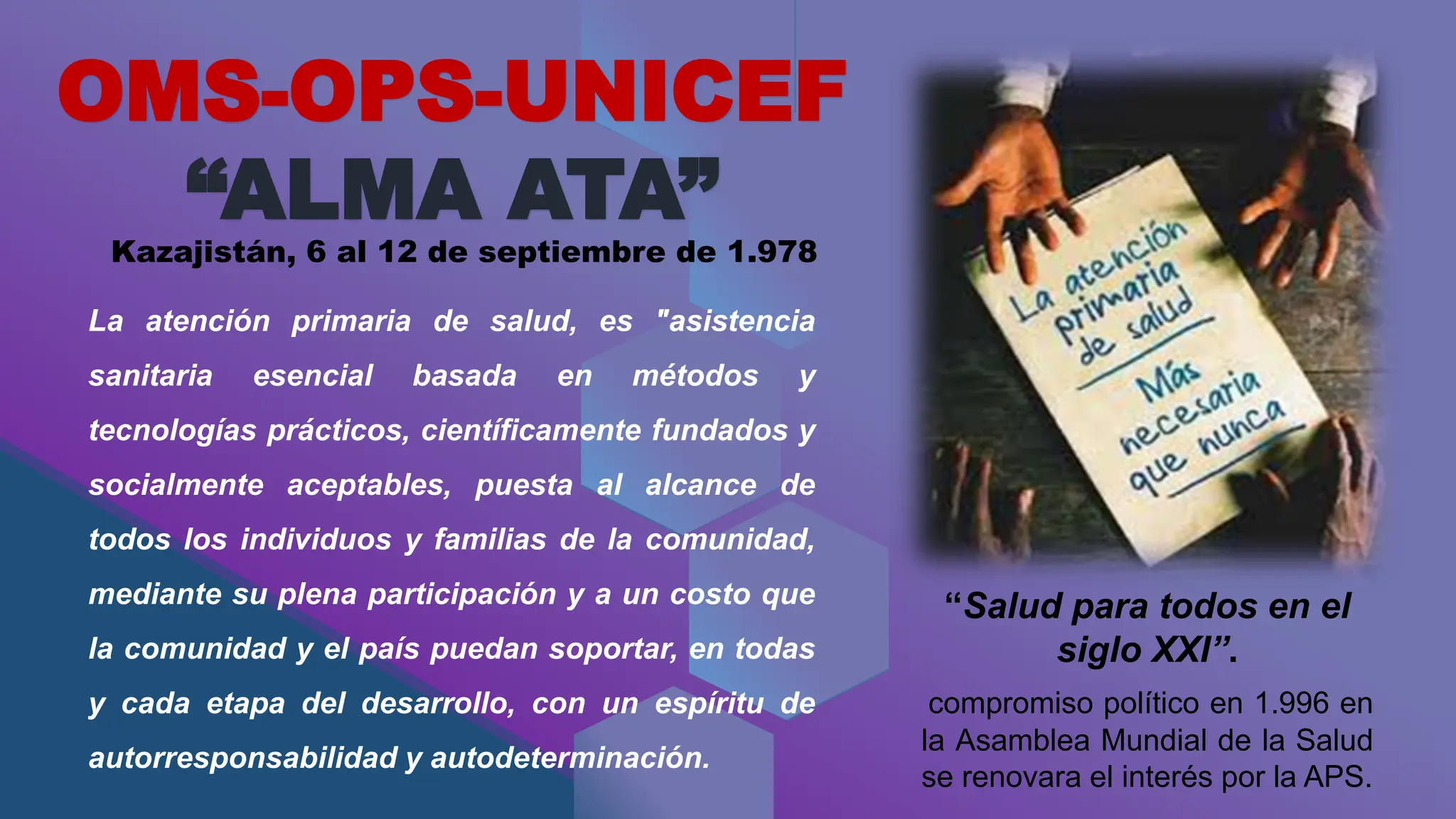 Diapositivas TEMA 5.- PRINCIPIOS DE LA APS - Grupos 05 - MEDICINA ...