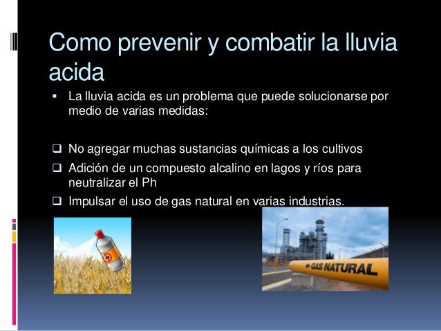 Diapositivas tema lluvia acida