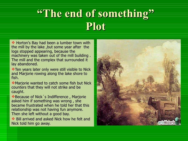 The end of something symbolism image