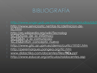 DIAPOSITIVAS TECNOLOGÍA DE LA INFORMACIÓN Y COMUNICACIÓN | PPT