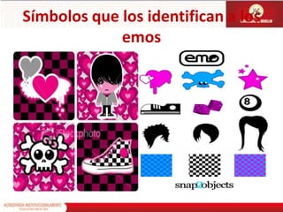 Símbolos que los identifican a los emos