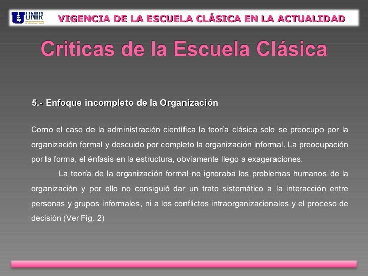 Ejemplo De La Teoria Clasica De La Administracion