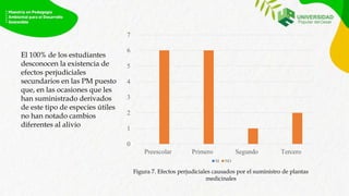 LA HUERTA CON PLANTAS MEDICINALES CON ESTUDIANTES DE PRIMARIA