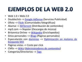 Diapositivas web 2.0