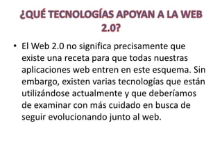 Diapositivas web 2.0