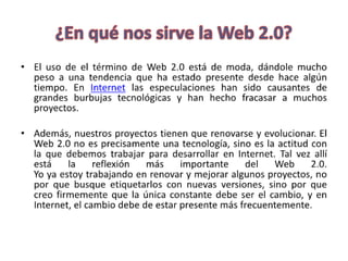 Diapositivas web 2.0