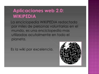 Diapositivas web 2.0 cristina