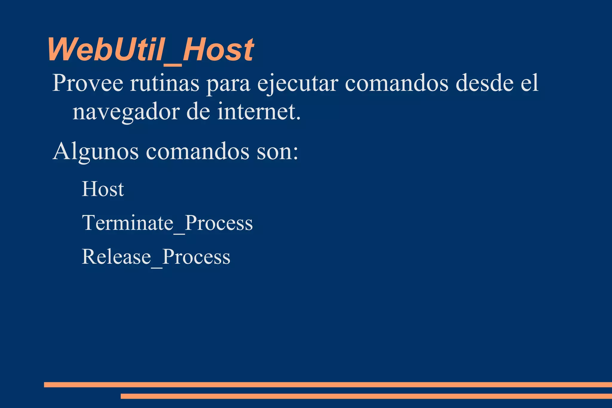 Permite manipular archivos directamente en el cliente 