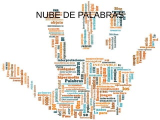 NUBE DE PALABRAS
 