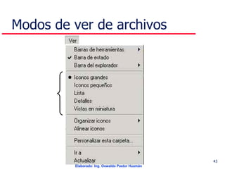 Modos de ver de archivos 
