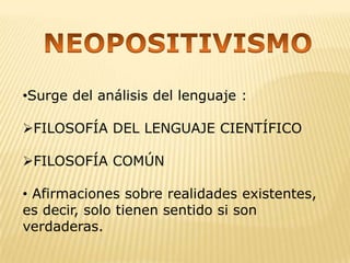 Filosofía contemporánea