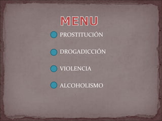 Diapositivas problematicas sociales