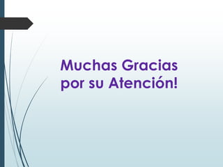 Muchas Gracias 
por su Atención! 
