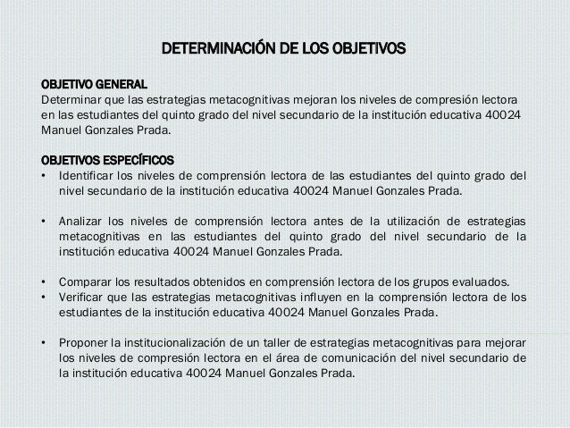 ESTRATEGIAS METACOGNITIVAS PARA LA COMPRENSION LECTORA