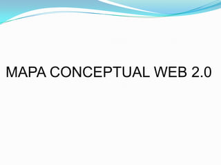 MAPA CONCEPTUAL WEB 2.0
 