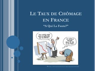 Le Taux de Chômageen France “A Qui La Faute?” De http://olivier.quenechdu.free.fr/spip/spip.php?article3606 