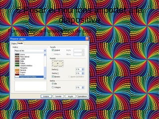 5.Posar el nou fons importat a la
diapositiva
Format-Pagina-Fondo-Mapa de Bits
 