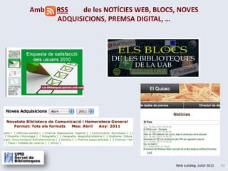 COM ESTAR AL DIA(RSS i alertes)