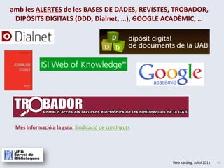 AmbelsRSSde les NOTÍCIES WEB, BLOCS, NOVES ADQUISICIONS, PREMSA DIGITAL, …