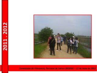 2011 . 2012




              CursoCaminhada da Primavera, Percurso deAdultos – Escolar –de maio de 2012
                    de Educação e Formação de Salreu (BIORIA) – 12 Nível Secundário
 