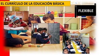 EL CURRÍCULO DE LA EDUCACIÓN BÁSICA
FLEXIBLE
FLEXIBLE
 