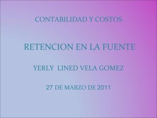 CONTABILIDAD Y COSTOS ,[object Object],[object Object],[object Object]