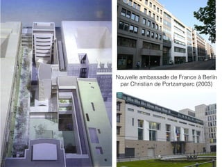 Nouvelle ambassade de France à Berlin
par Christian de Portzamparc (2003)
 
