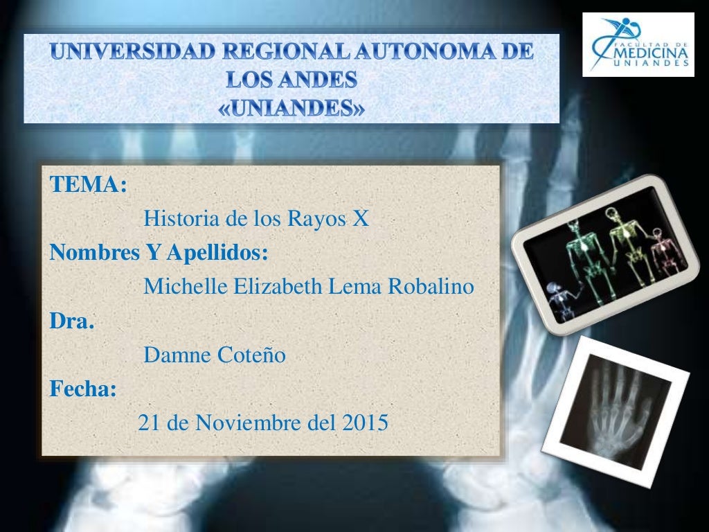 Historia de los Rayos X