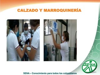 CALZADO Y MARROQUINERÍA




  SENA – Conocimiento para todos los colombianos
 