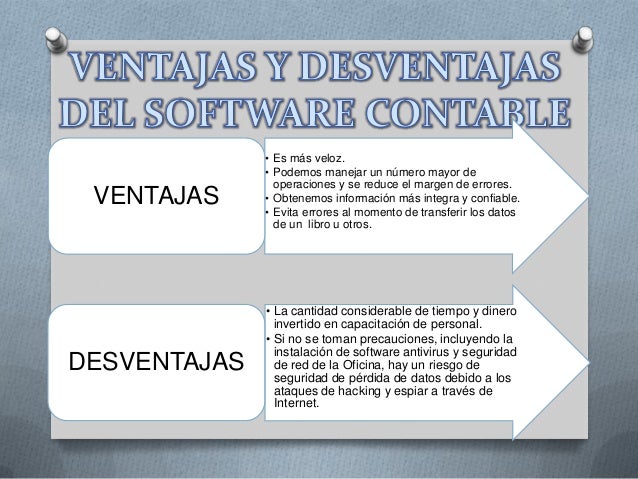 Resultado de imagen para imagenes de VENTAJAS Y DESVENTAJAS DE LOS SOFTWARE CONTABLES