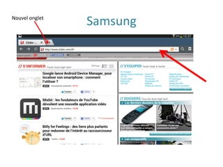 SamsungNouvel onglet
 