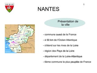 La ville de Nantes