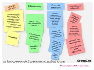 Pôle de compétences TICE en documentation
 