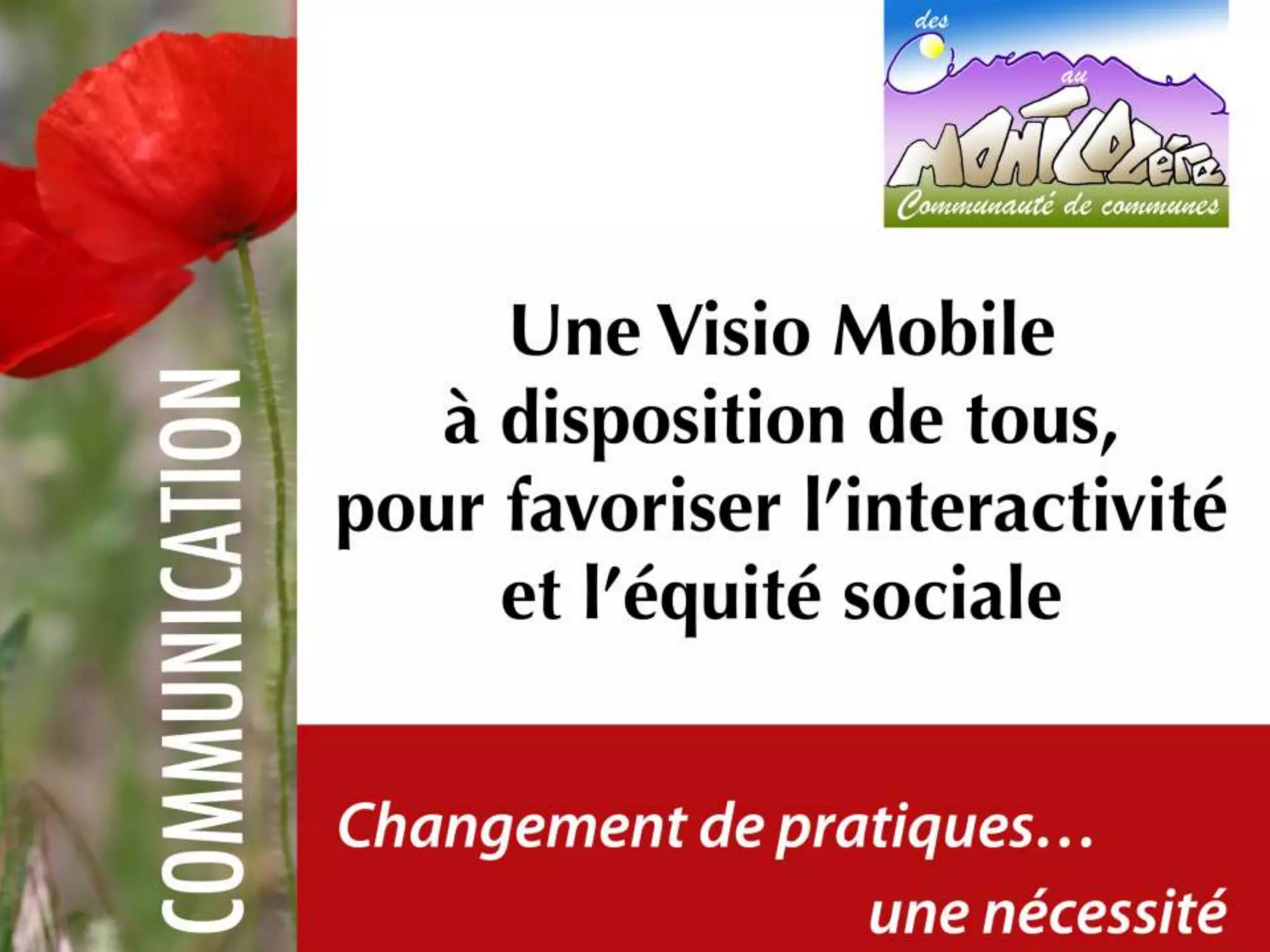 La visio-mobile pour tous - Communauté de communes des Cévennes au Mont Lozère