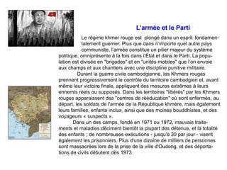 Mémoire et reconnaissance de crimes du passé. — 08. La mémoire des crimes des Khmers rouges au Cambodge