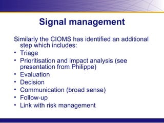 Presentation CIOMS VIII | PPT