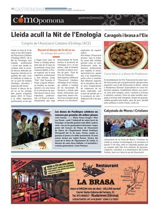 10
     GASTRONOMIA   BONDIA
                   DIMARTS, 19 DE MARÇ DEL 2013
 