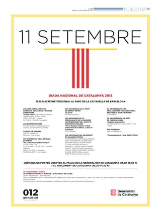 BONDIA
DIMARTS, 10 DE SETEMBRE DEL 2013
05
PUBLICITAT
 