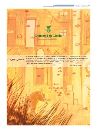 BONDIA
DIMARTS, 10 DE SETEMBRE DEL 2013
09
PUBLICITAT
 