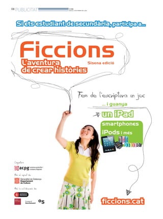 08

PUBLICITAT

BONDIA
DIJOUS, 27 DE FEBRER DEL 2014

 