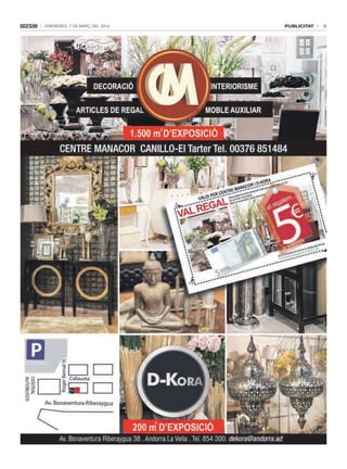 DivenDres, 7 De març Del 2014

publicitat

5

 