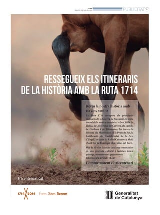 BONDIA
DIMARTS, 10 DE JUNY DEL 2014
07
PUBLICITAT
 