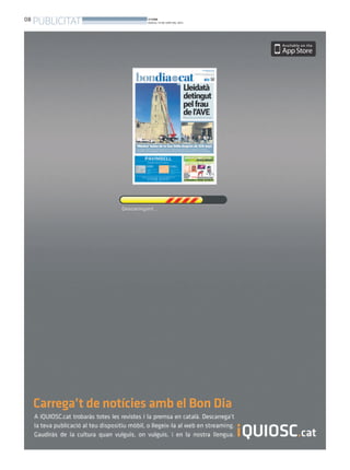 08
PUBLICITAT BONDIA
DIJOUS, 19 DE JUNY DEL 2014
 