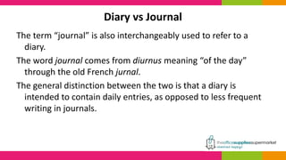 Diaries | PPT