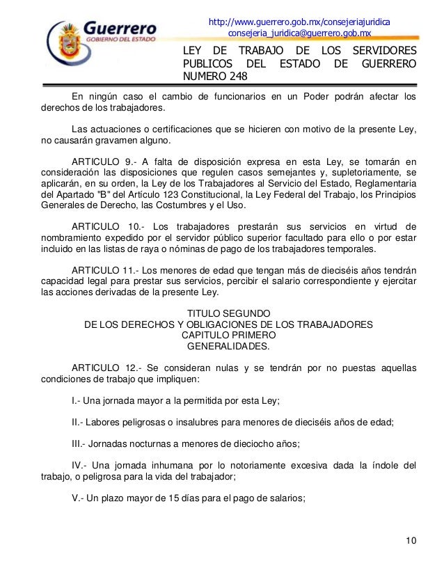 Diario oficial issspeg reforma ley 248