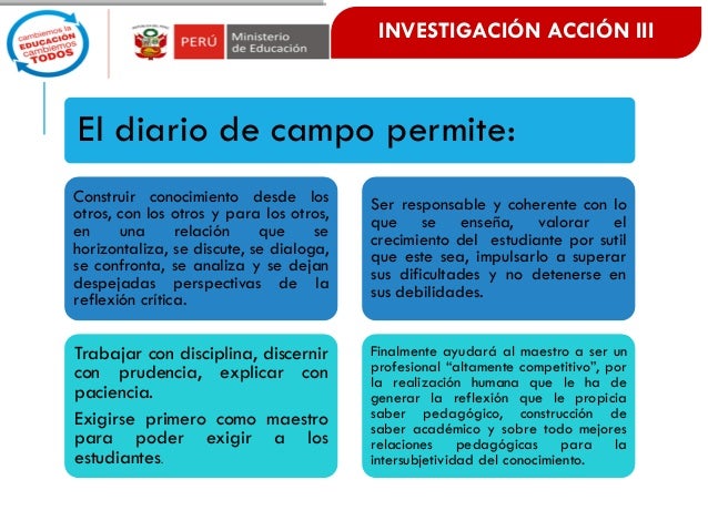 Diario de campo investigativo