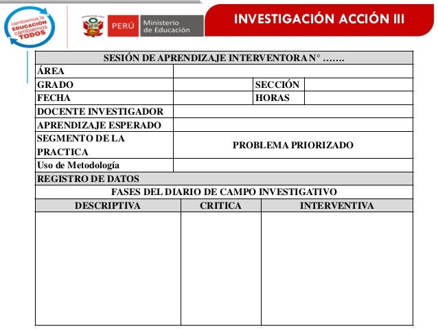 Diario de campo investigativo