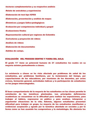 Diario de campo richar