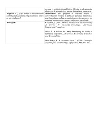 DIARIO DE DOBLE ENTRADA.El rol del estudiante en la evaluación ...
