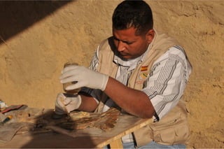 Proyecto Amenhotep Huy, Diario de excavación del 6 de diciembre del 2011